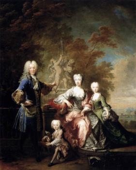 Robert Tournieres : Count Ferdinand Adolf von Plettenberg and his Family